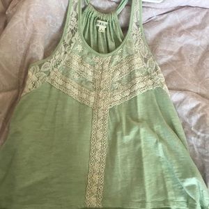 Lace tank top
